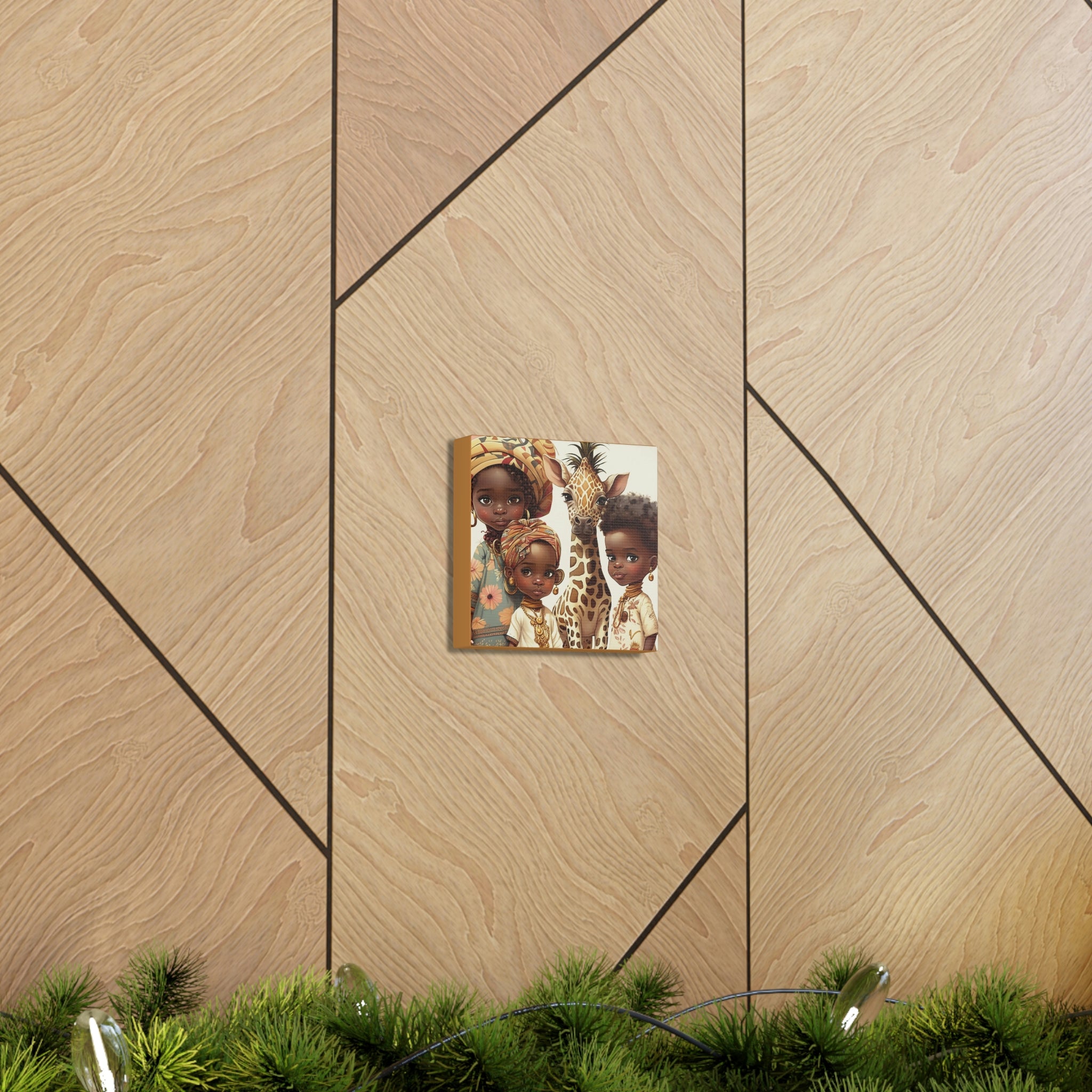 African Canvas, Canvas for Home Decor, Wall Decoration, Housewarming Gift