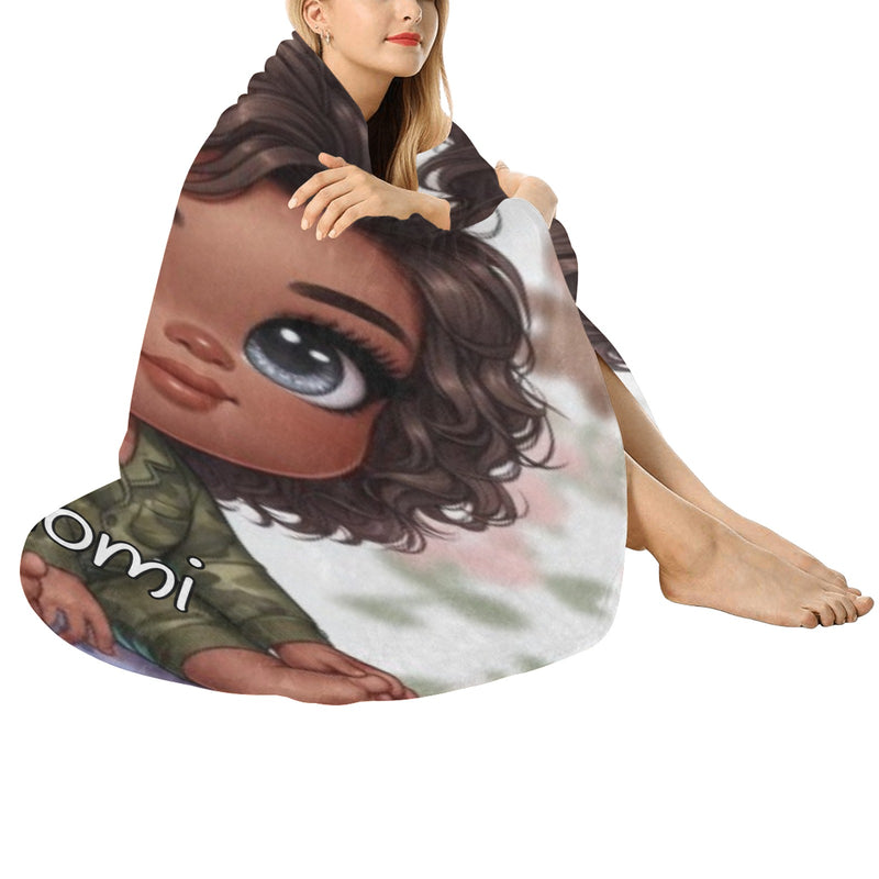 Camo Baby Circular Ultra-Soft Micro Fleece Blanket 60"