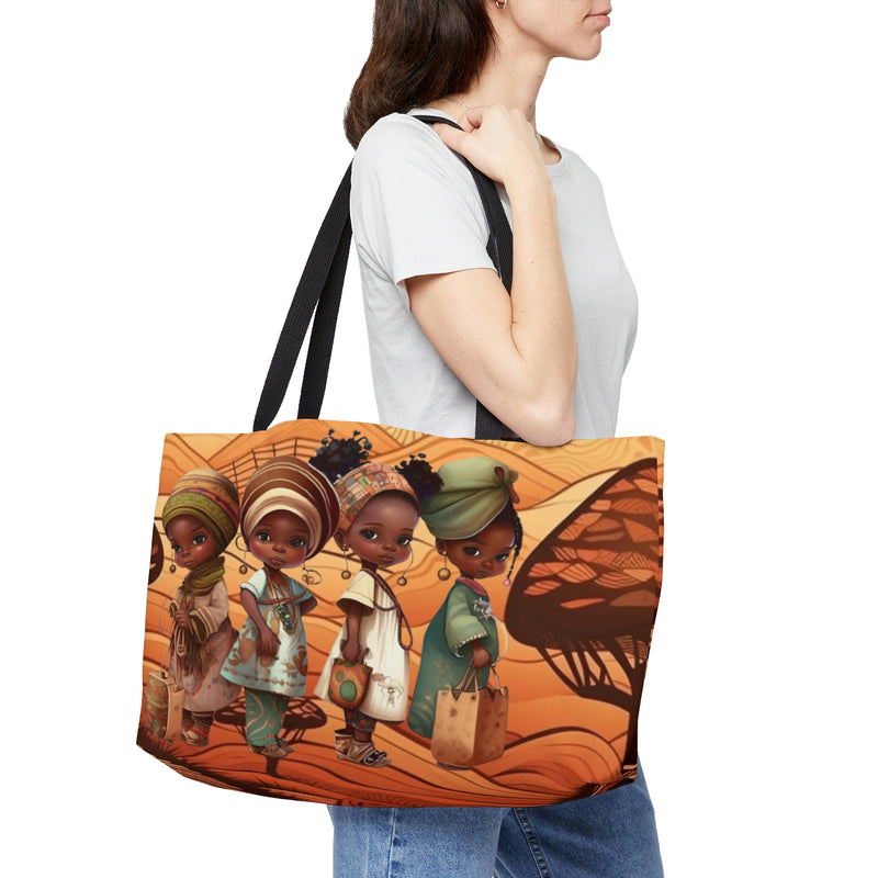 Weekender Tote Bag, Tote, Weekender Bag,