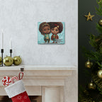 Canvas Gallery Wrap, Friends, Christian, There is a Friend, African American Girls, Picture Frame