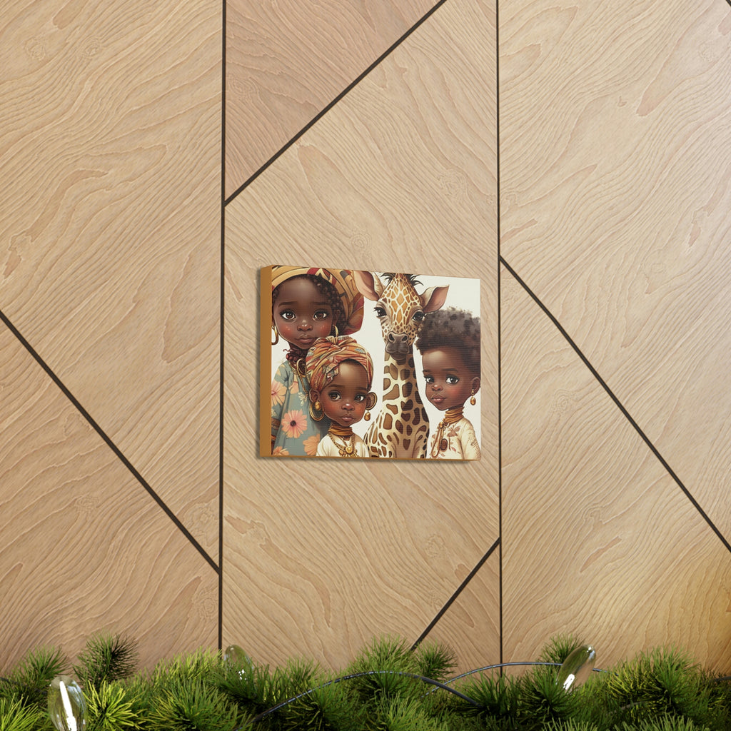 African Canvas, Canvas for Home Decor, Wall Decoration, Housewarming Gift