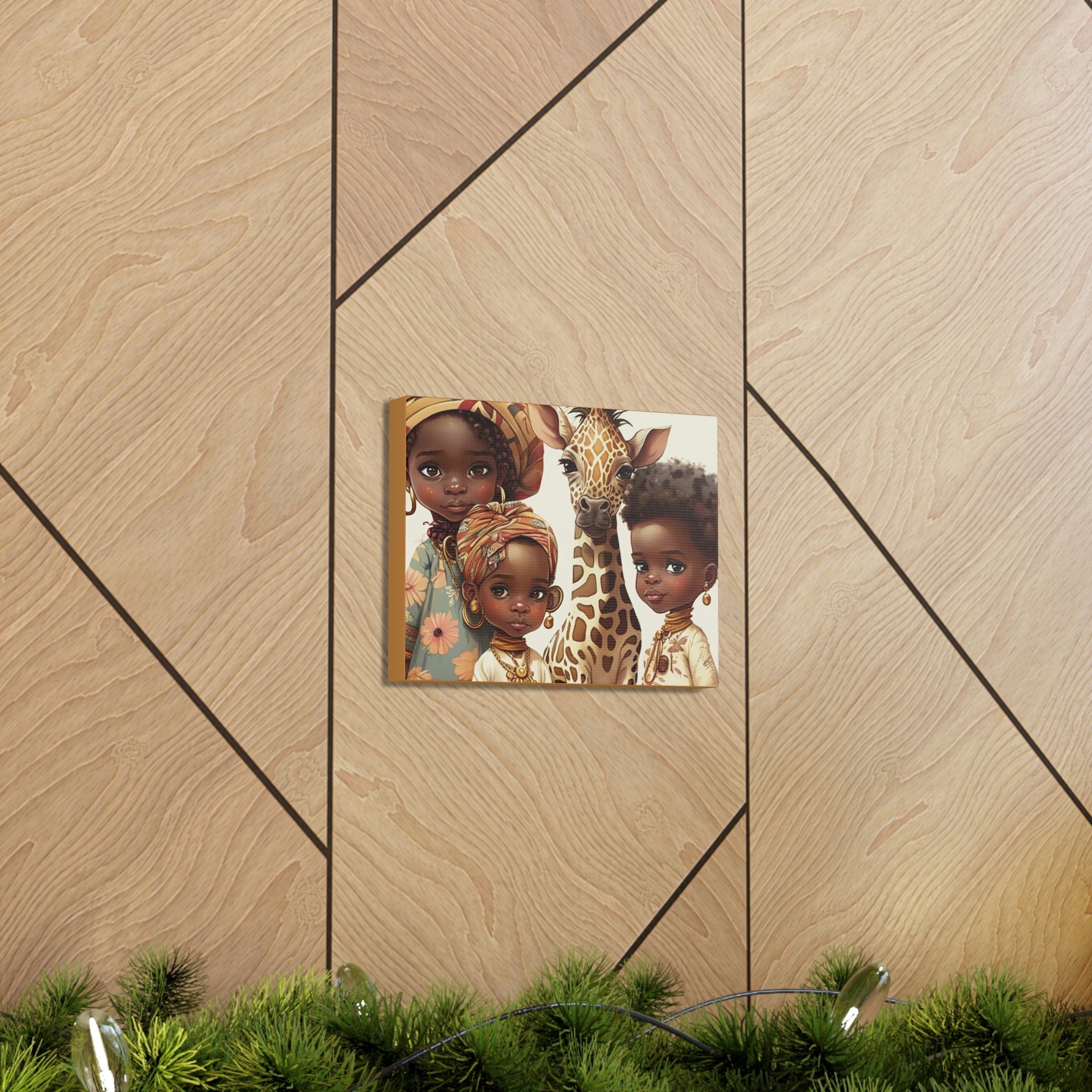 African Canvas, Canvas for Home Decor, Wall Decoration, Housewarming Gift