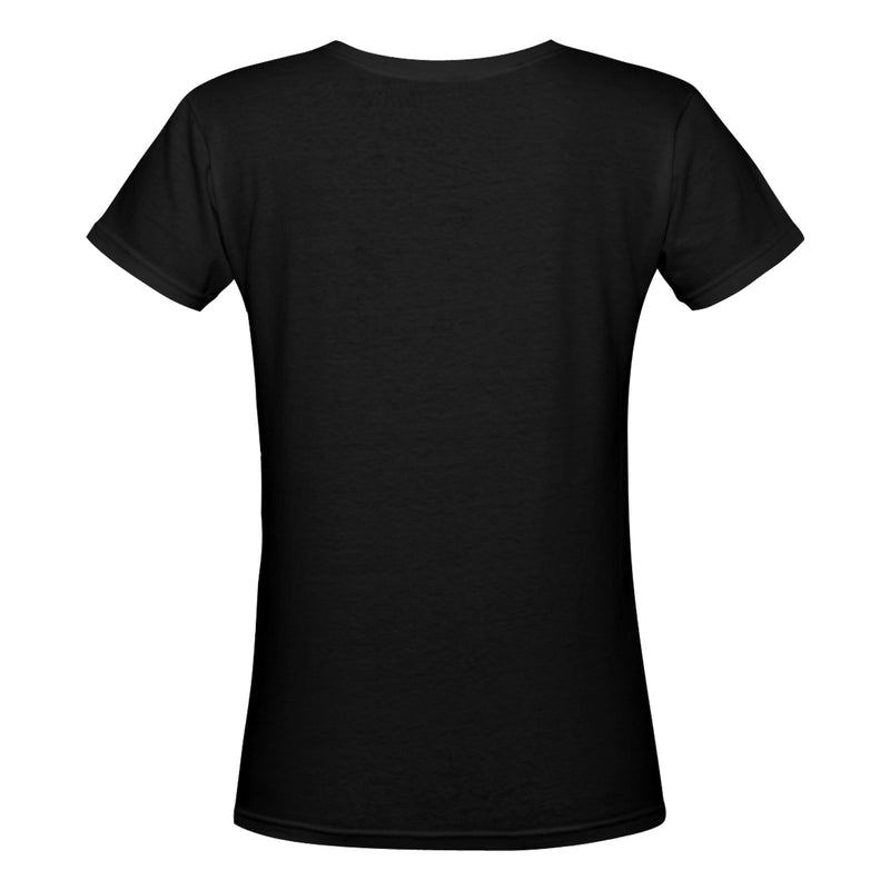 girlstrip Women's Deep V-neck T-shirt (Model T19)