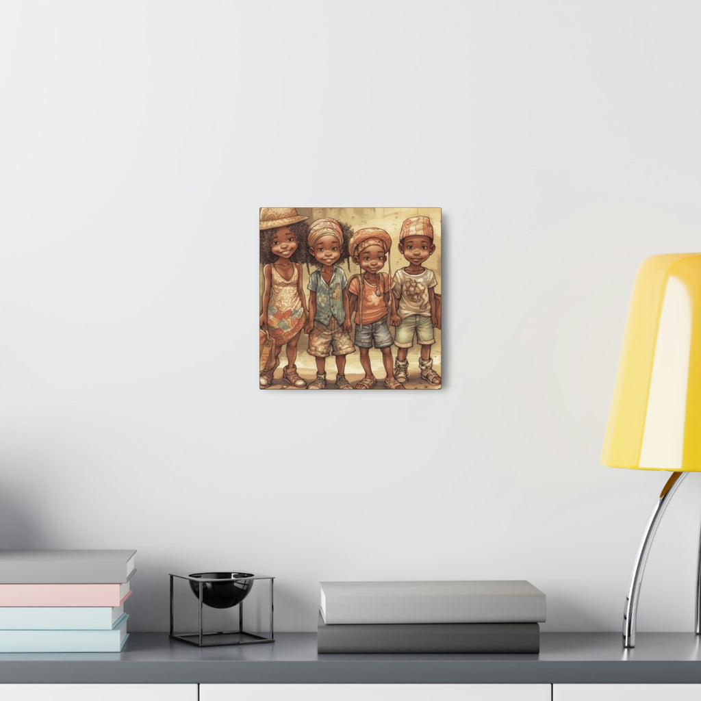 African Canvas, Canvas for Home Decor, Wall Decoration, Housewarming Gift,