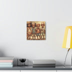 African Canvas, Canvas for Home Decor, Wall Decoration, Housewarming Gift,
