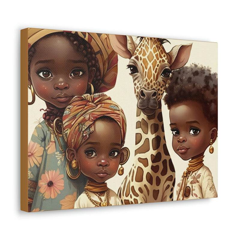 African Canvas, Canvas for Home Decor, Wall Decoration, Housewarming Gift