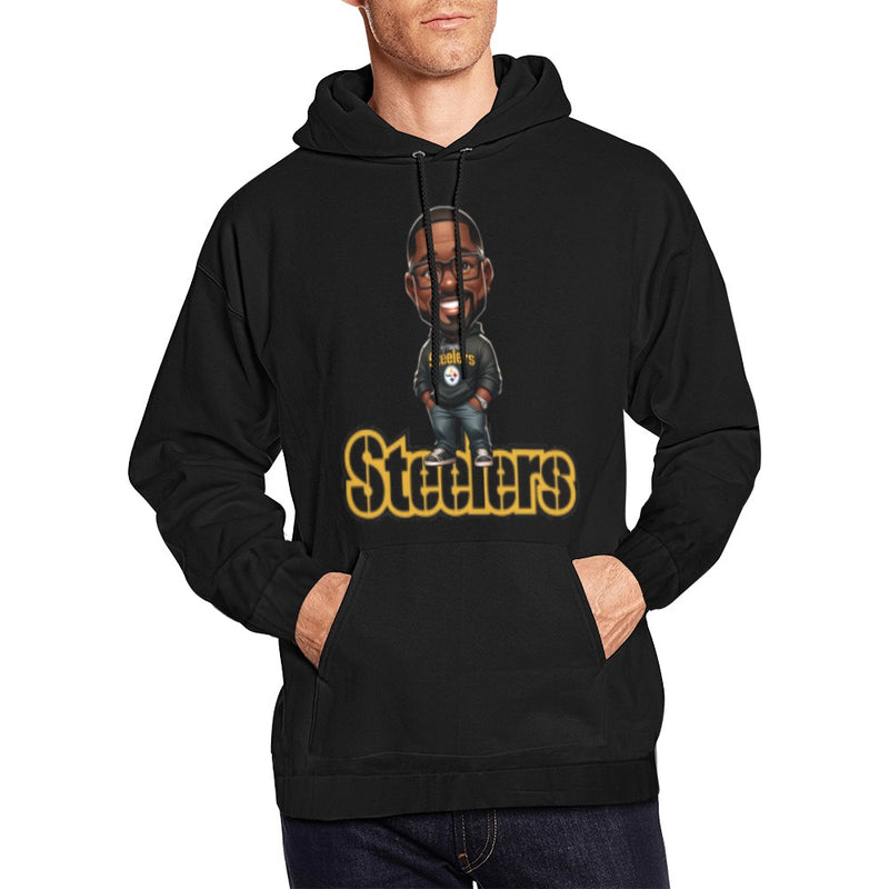 Steelers All Over Print Hoodie for Men (USA Size)