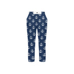 Navy/Anchors Men's All Over Print Casual Trousers