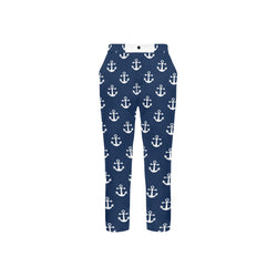 Navy/Anchors Men's All Over Print Casual Trousers