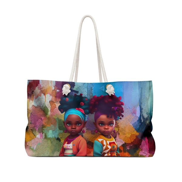 Weekender Bag, Colorful Weekender Bag, Beach Bag, Baby Bag