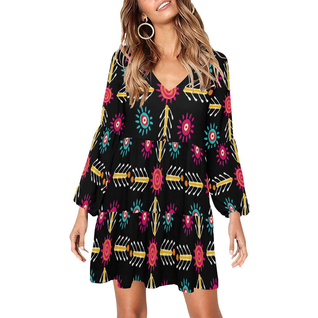 This dress and legging combo are perfect for everyday activities! You'll look cute dropping off the kids, shopping or lunch with friends! Cute designs to choose from!