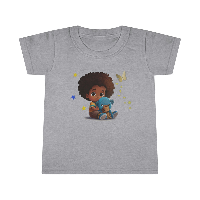 Toddler T-shirt, Boy with Bear, Kid's T-shirt, T-shirt