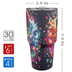 Name decoration 30oz Insulated Stainless Steel Mobile Tumbler