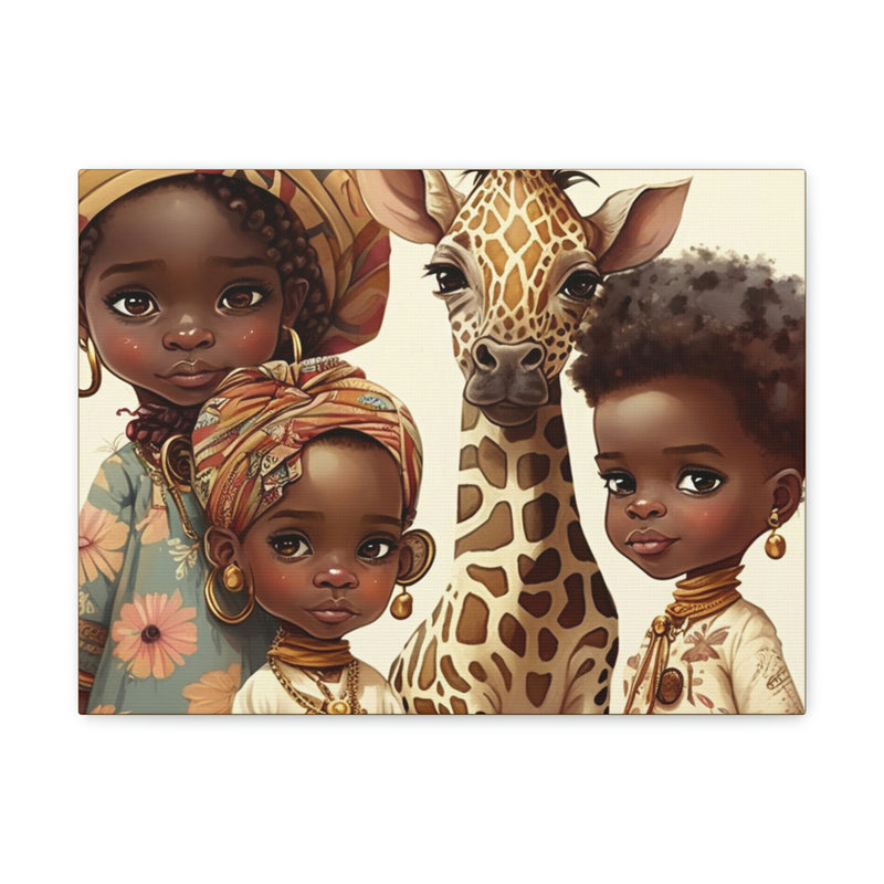 African Canvas, Canvas for Home Decor, Wall Decoration, Housewarming Gift