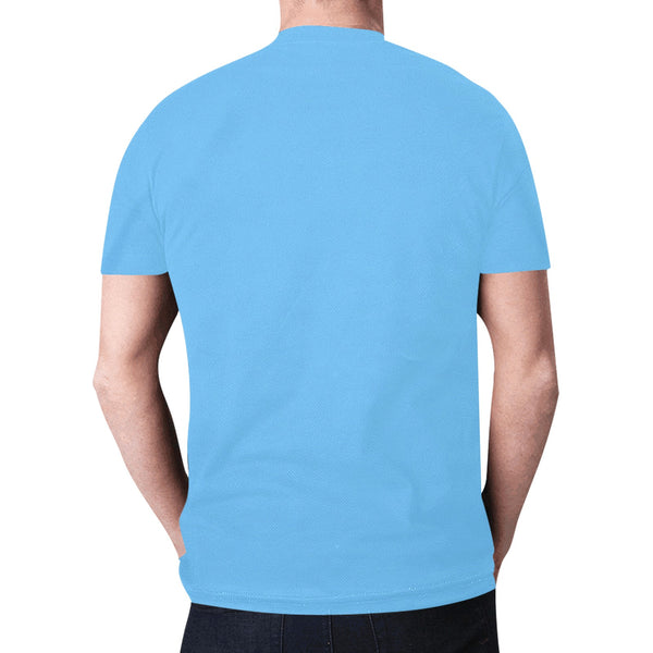 Johnny Riley_blue New All Over Print T-shirt for Men (Model T45)
