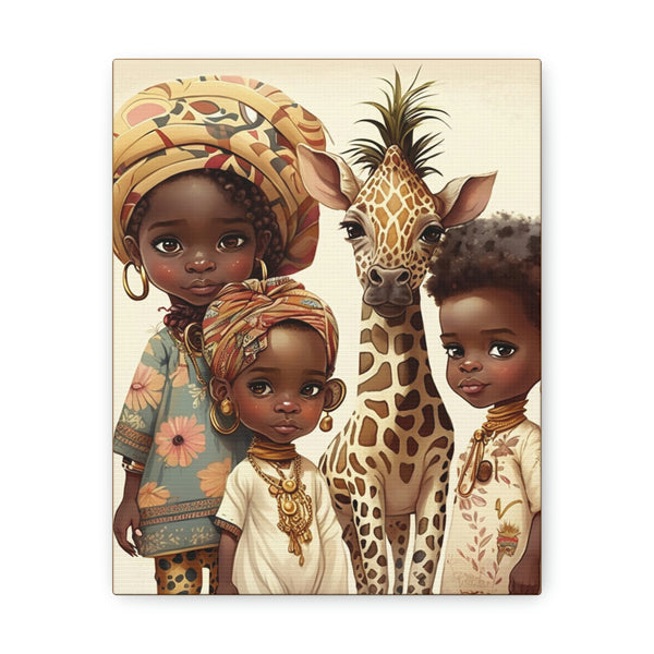 African Canvas, Canvas for Home Decor, Wall Decoration, Housewarming Gift