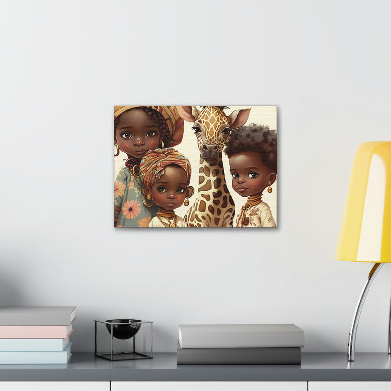 African Canvas, Canvas for Home Decor, Wall Decoration, Housewarming Gift