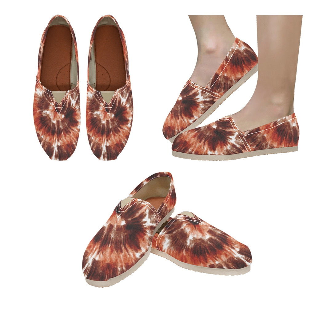 Boho Tie Dye Brown Dress