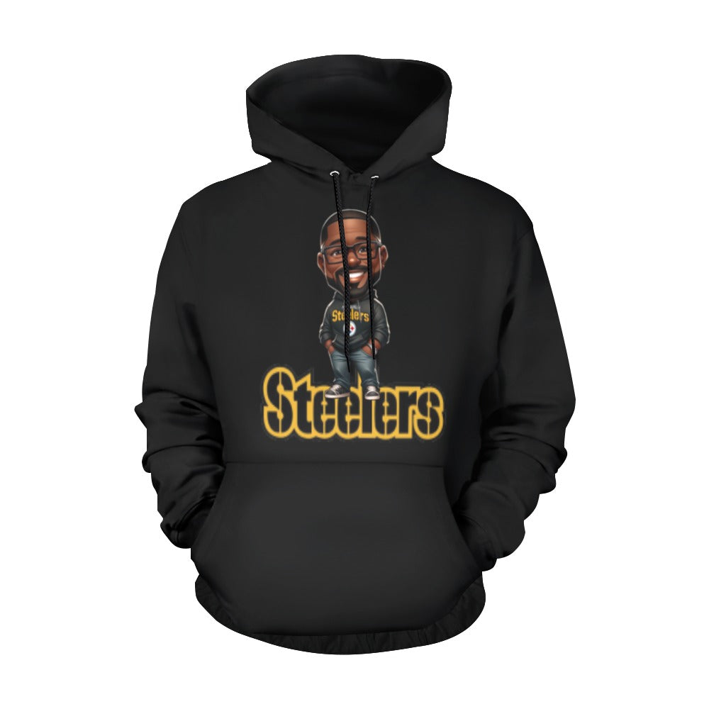 Steelers All Over Print Hoodie for Men (USA Size)