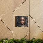 Afro Girl Canvas, African Canvas, Canvas for Home Decor, Wall Decoration, Housewarming Gift, Girl Canvas