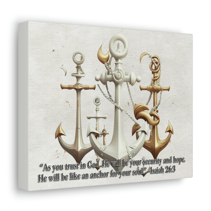 Canvas, Anchor Canvas, Anchor, Wall Decorations, Naval Decorations