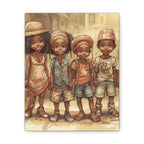 African Canvas, Canvas for Home Decor, Wall Decoration, Housewarming Gift,