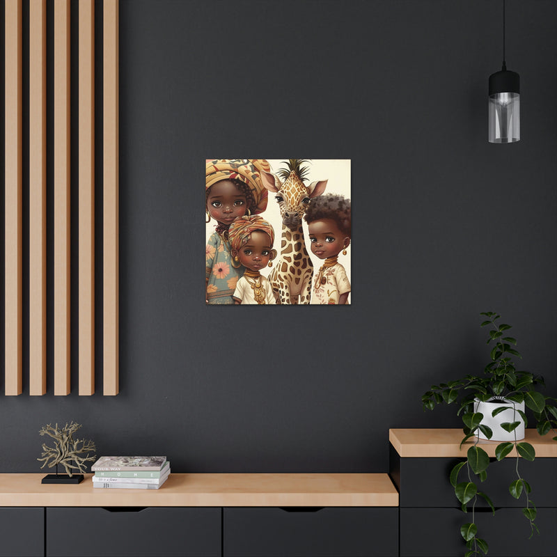 African Canvas, Canvas for Home Decor, Wall Decoration, Housewarming Gift