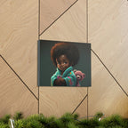 Cute Afro Girls Canvas, Canvas for Home Decor, Wall Decoration, Girl Canvas