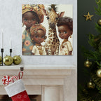 African Canvas, Canvas for Home Decor, Wall Decoration, Housewarming Gift