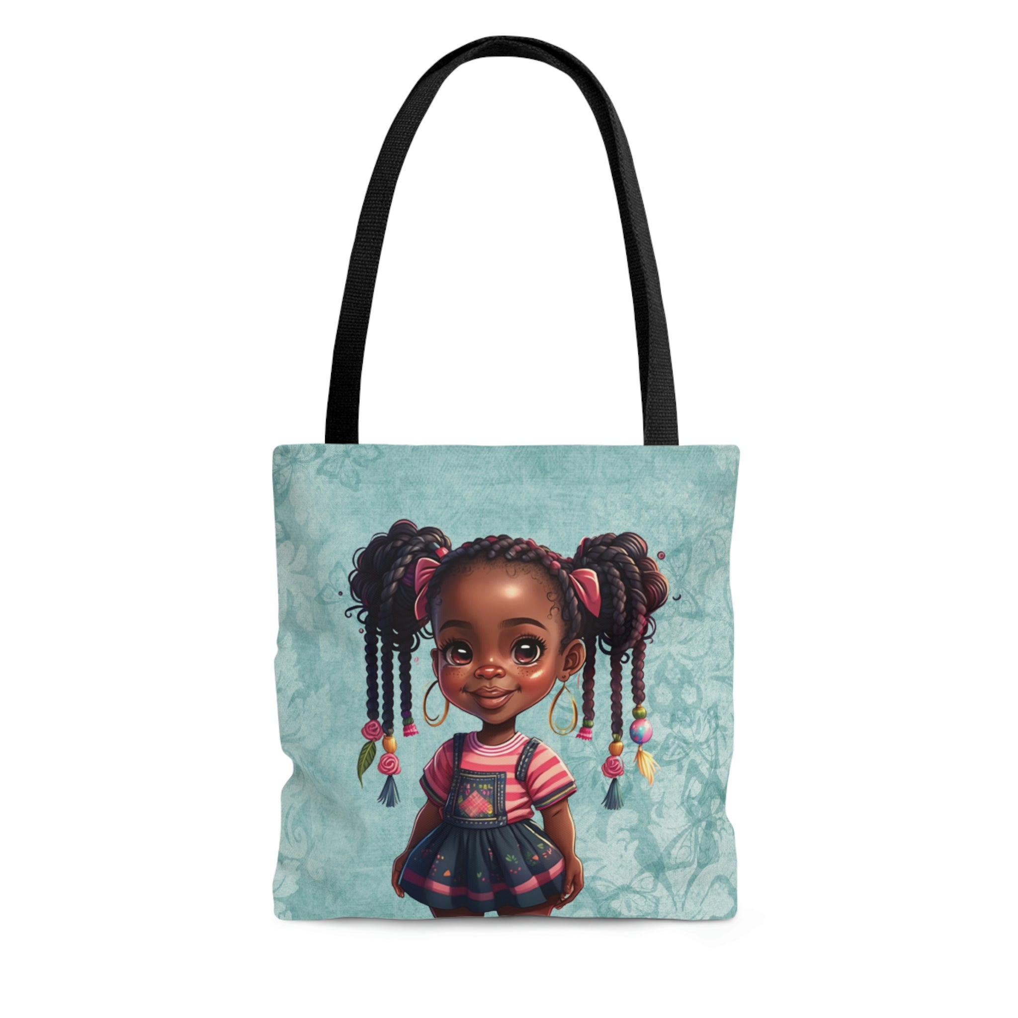 Tote Bag, Spring Tote, Afro Girls Tote
