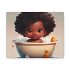 Canvas, Bath Time Canvas, Wall Decoration, Bathroom Painting