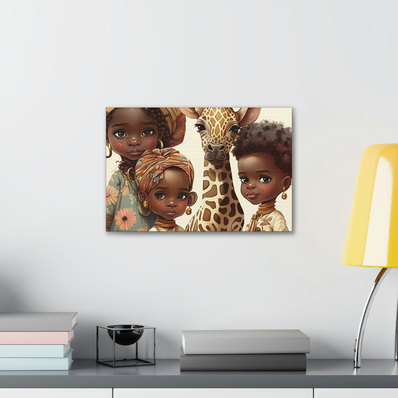 African Canvas, Canvas for Home Decor, Wall Decoration, Housewarming Gift