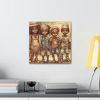 African Canvas, Canvas for Home Decor, Wall Decoration, Housewarming Gift,