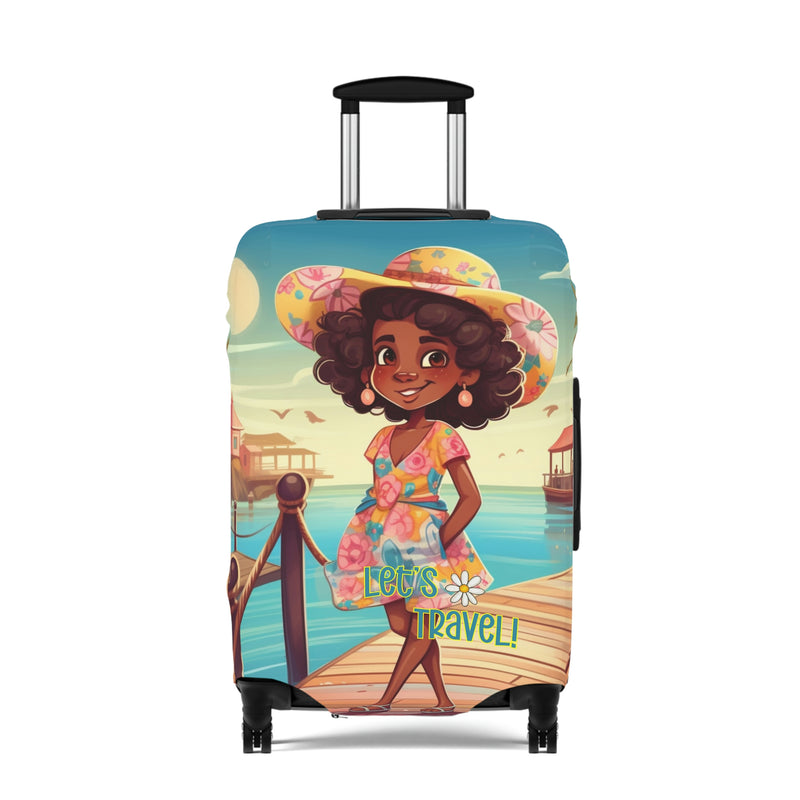 Luggage Cover, Luggage Protector, Suitcase Protector Travel Suitcase Cover, Boardwalk