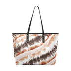Chic Leather Tote Bag/w Matching Wallet