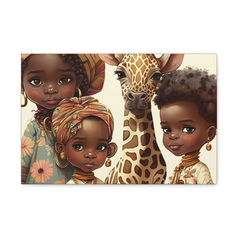 African Canvas, Canvas for Home Decor, Wall Decoration, Housewarming Gift