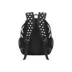 Black African Textile Print Multifunctional Backpack