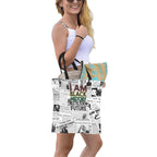 I Am Black History All Over Print Canvas Tote Bag/Small