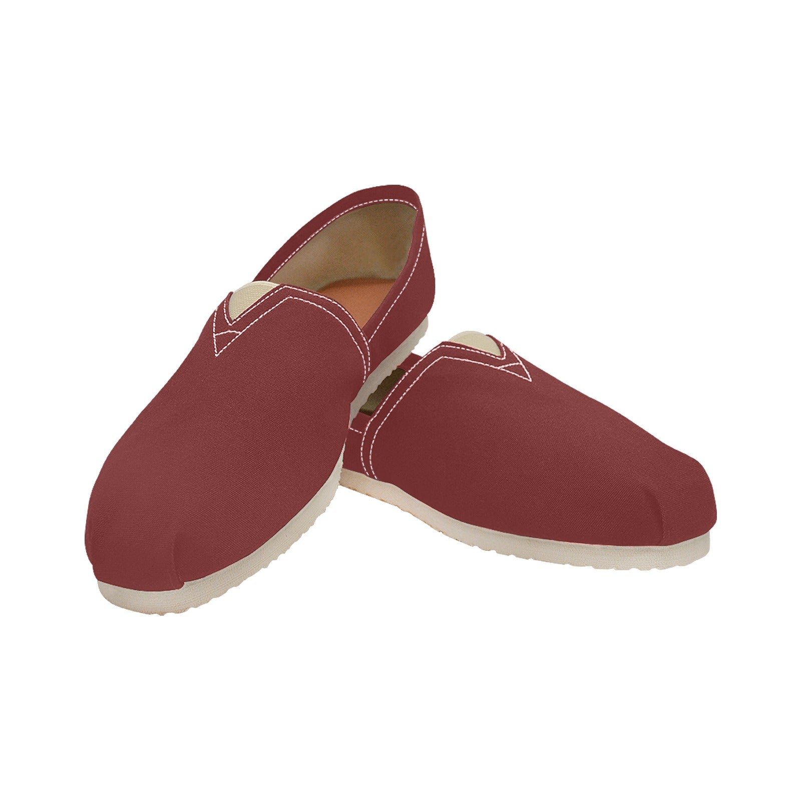 Women's Classic Canvas Slip-On Shoe-Maroon