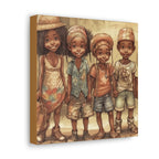 African Canvas, Canvas for Home Decor, Wall Decoration, Housewarming Gift,