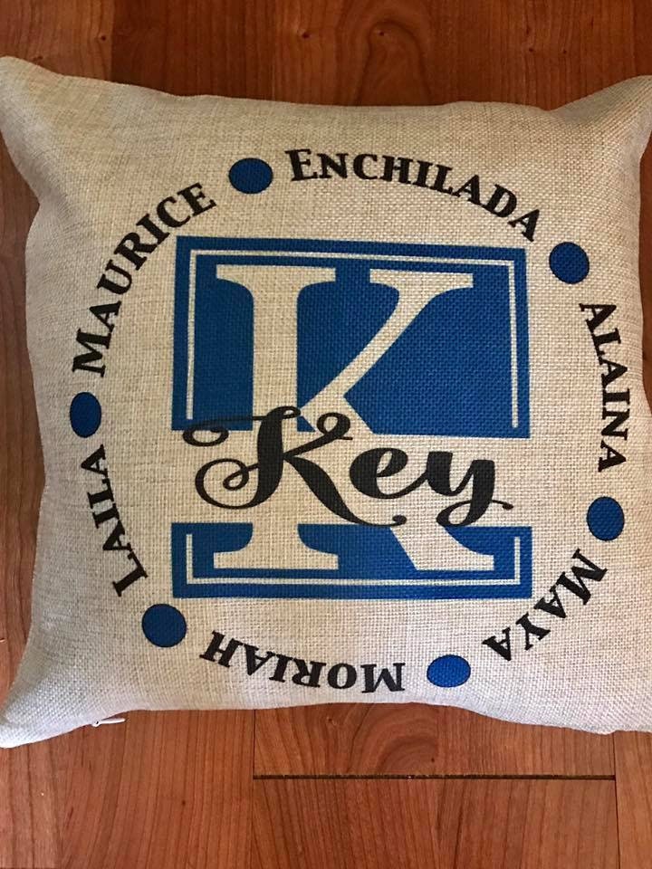 Personalized Pillowcase, Custom pillowcase, letter pillowcase, mother's day gift, best gift, Nursery Gift