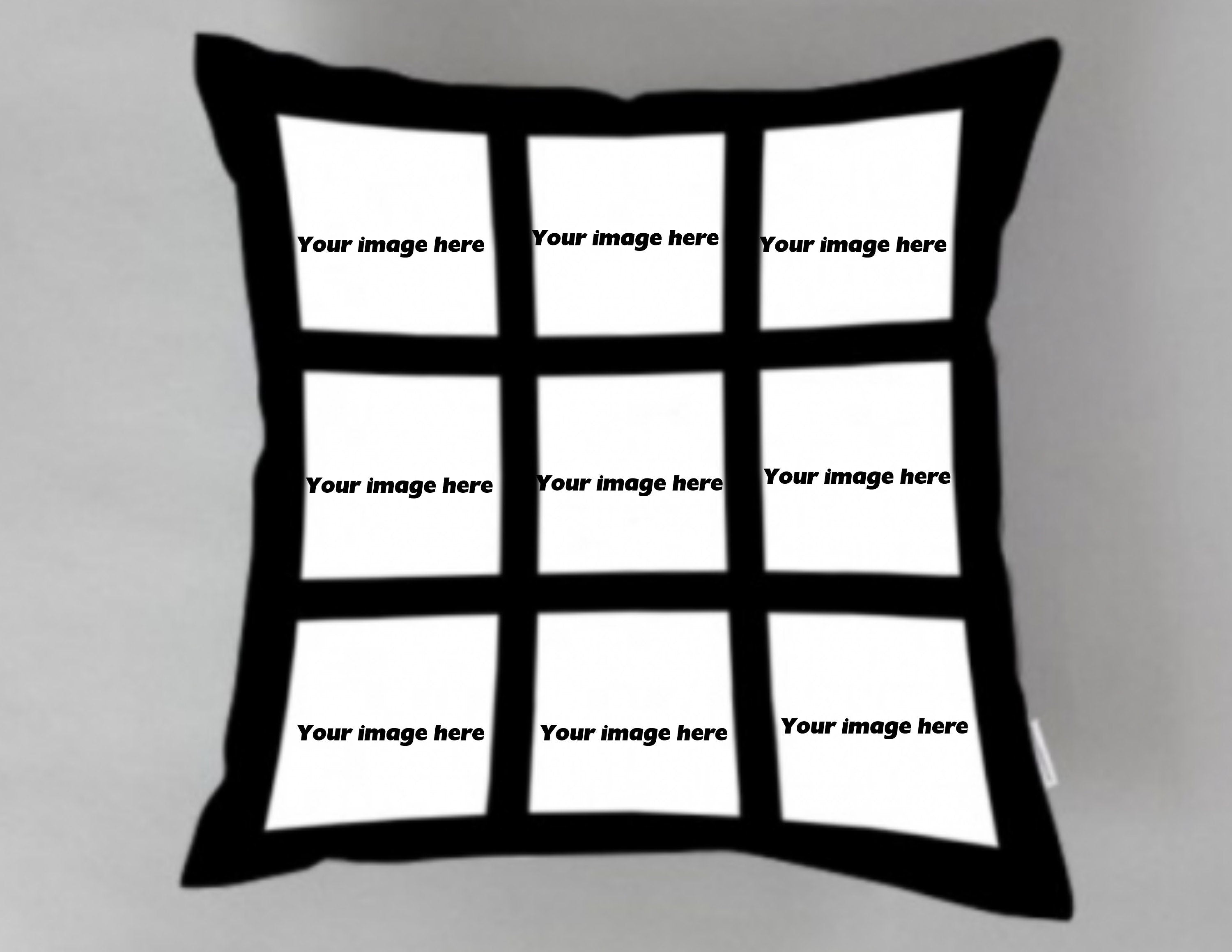 Photo Collage Pillow case!  9 Panel Photo Memories - GREAT for Graduations, Valentines Day, Mother's Day, Father's Day, Birthdays!