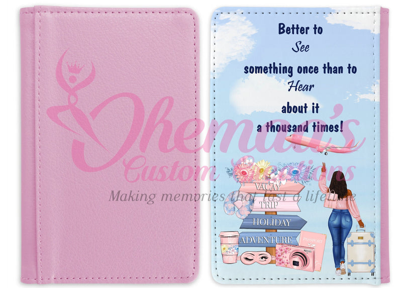 Give your passports the protection it deserves! Perfect companion for keeping them safe and stylish while traveling!