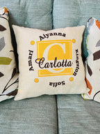 Personalized Pillowcase, Custom pillowcase, letter pillowcase, mother's day gift, best gift, Nursery Gift