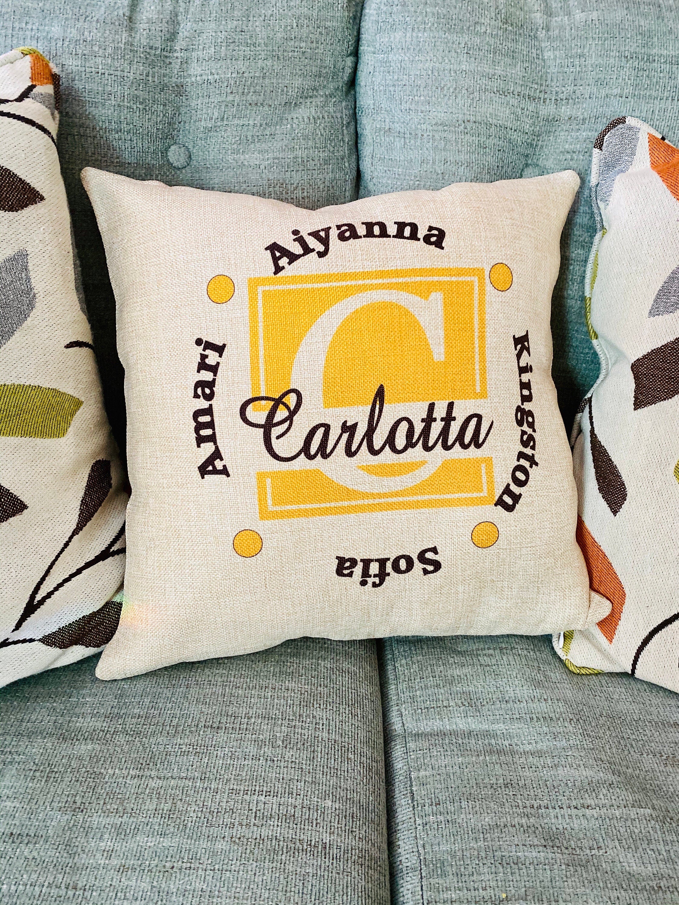Personalized Pillowcase, Custom pillowcase, letter pillowcase, mother's day gift, best gift, Nursery Gift