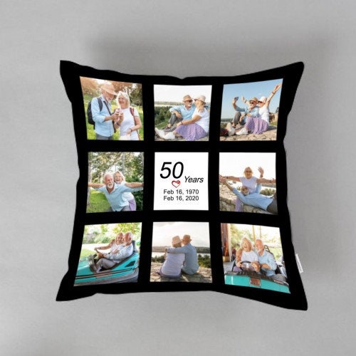 Photo Collage Pillow case!  9 Panel Photo Memories - GREAT for Graduations, Valentines Day, Mother's Day, Father's Day, Birthdays!
