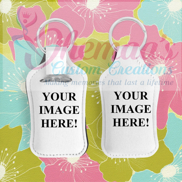 Hand Sanitizer Holder  - Hand Sanitizer Keychain - hand sanitizer pouch- Personalized hand sanitizer holders