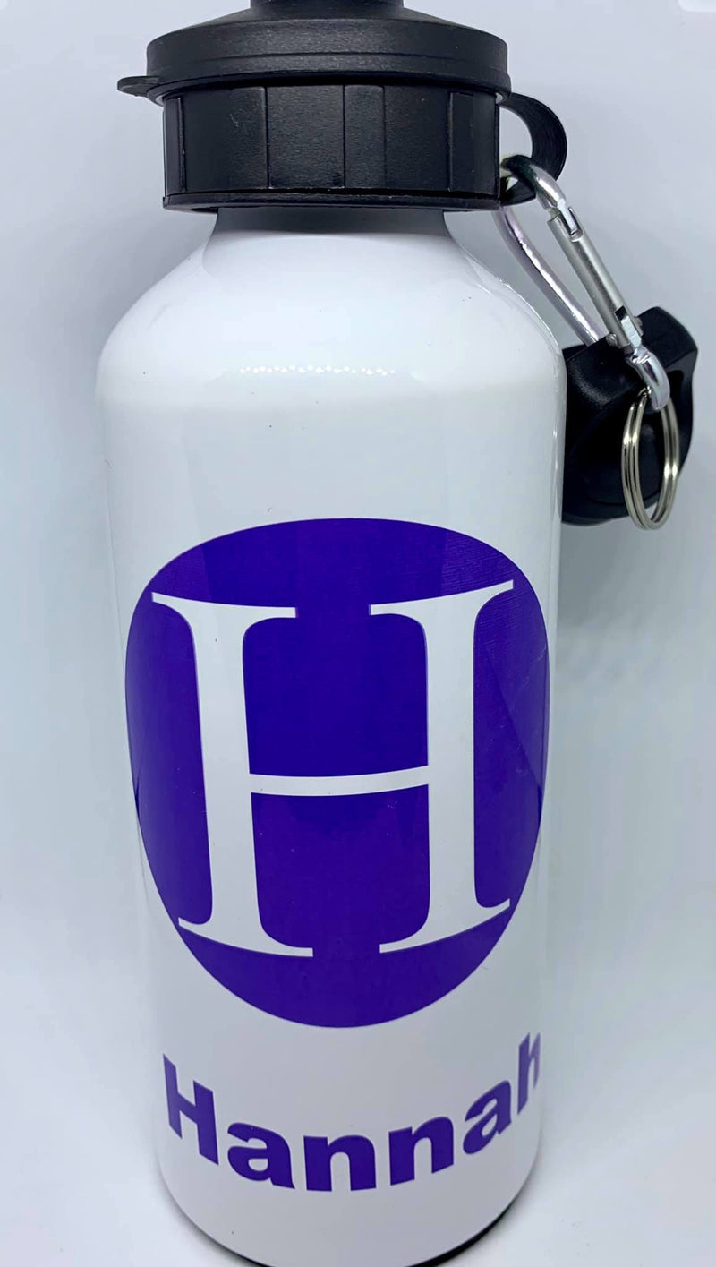 Personalized Water Bottles | Custom Water Bottle with Name | Aluminum Water Bottle |  20 oz Personalized Aluminum Water Bottle