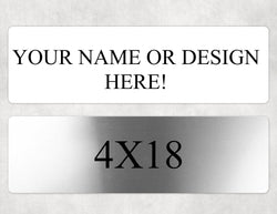 Custom sign, Aluminum,  Personalized with Custom Text, Name plate, wall decoration, classroom signs