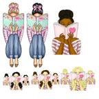 Personalized Pocket Pillow with Insert and Cover, Decorative Reading Pillow, Best Gift for children